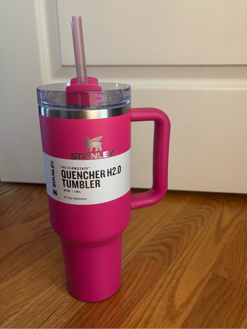 Stanley Camelia Pink Insulated  40 oz Travel Tumbler with Handle